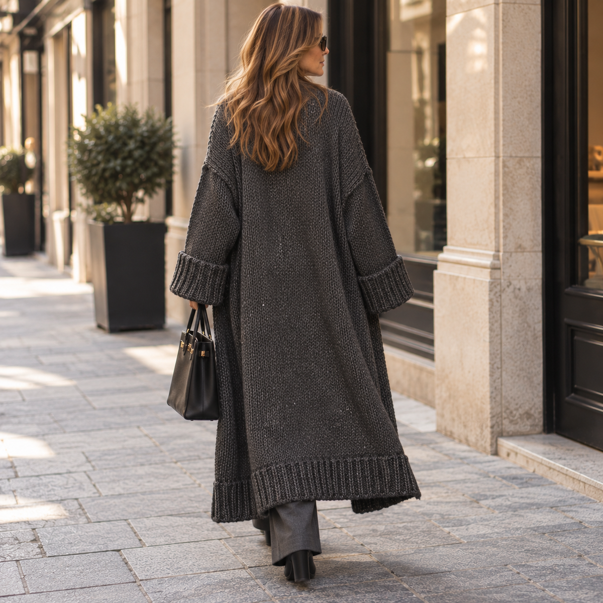 Le Gilet Long Victoire - Maille Douce & Enveloppante